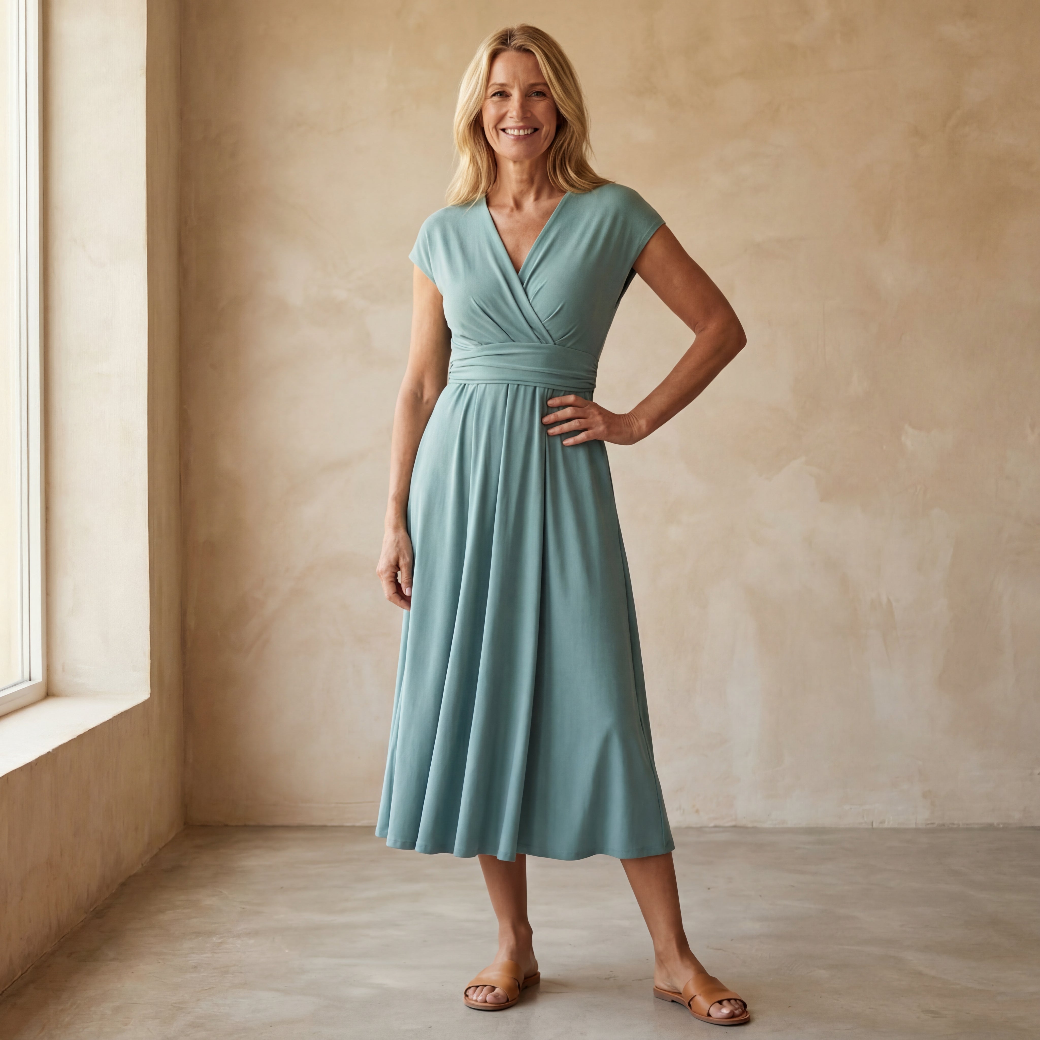 Ilse - Elegante Jurk met V-hals