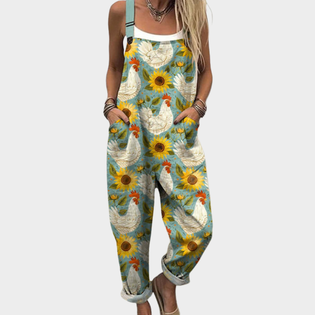 Lotte – Comfortabele Overall met Print