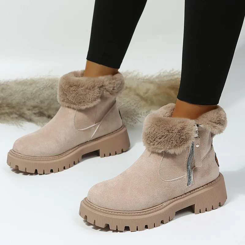 Christina - Faux Fur Winter Boots