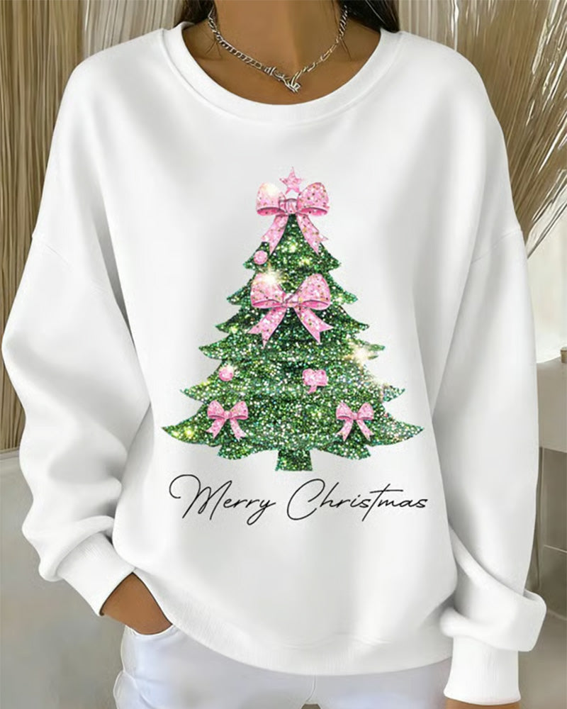 Samantha - Christmas Print Sweatshirt