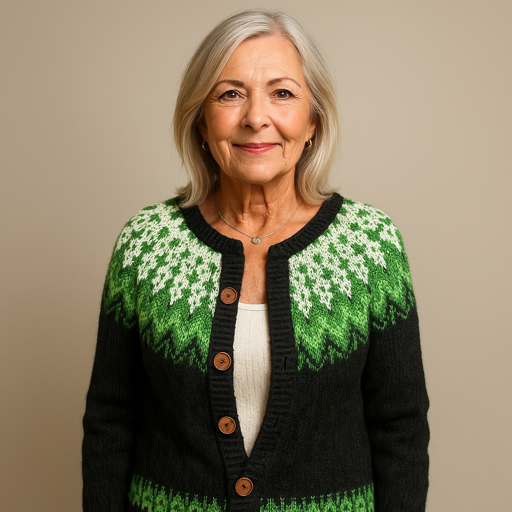 Lois & Tom's - Retro Icelandic Wool Cardigan