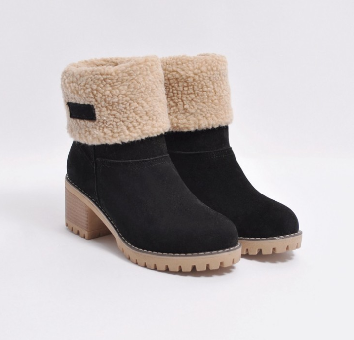 Aria - Plush-Lined Anti-Slip Boots