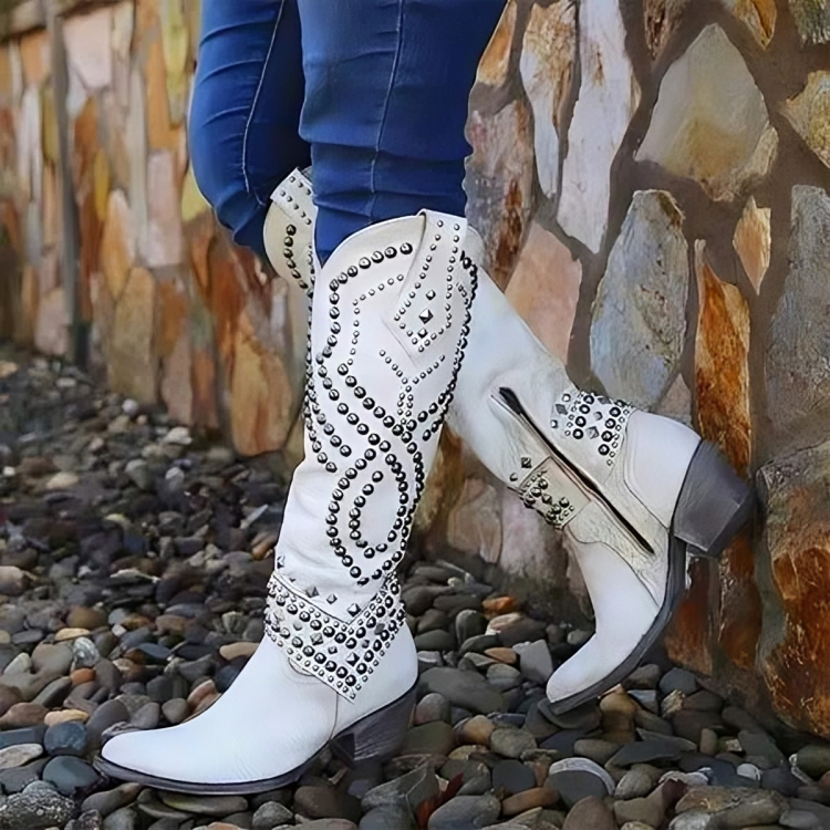 Elsa - Western Knee-High Boots