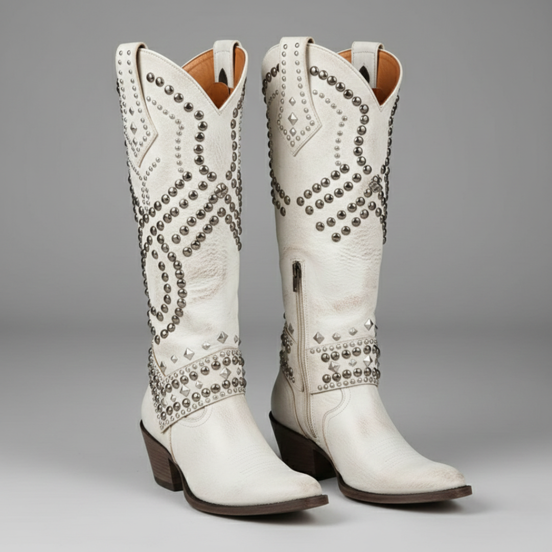 Elsa - Western Knee-High Boots