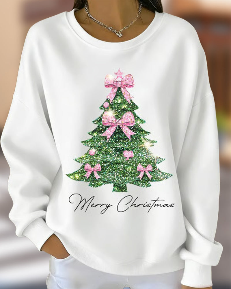Samantha - Christmas Print Sweatshirt