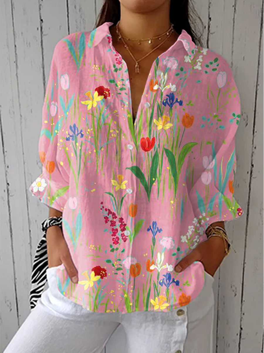 Lois & Tom's - Spring Garden Blouse