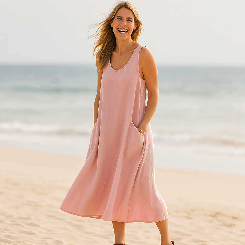 Clémence – Linen Dress with Pockets