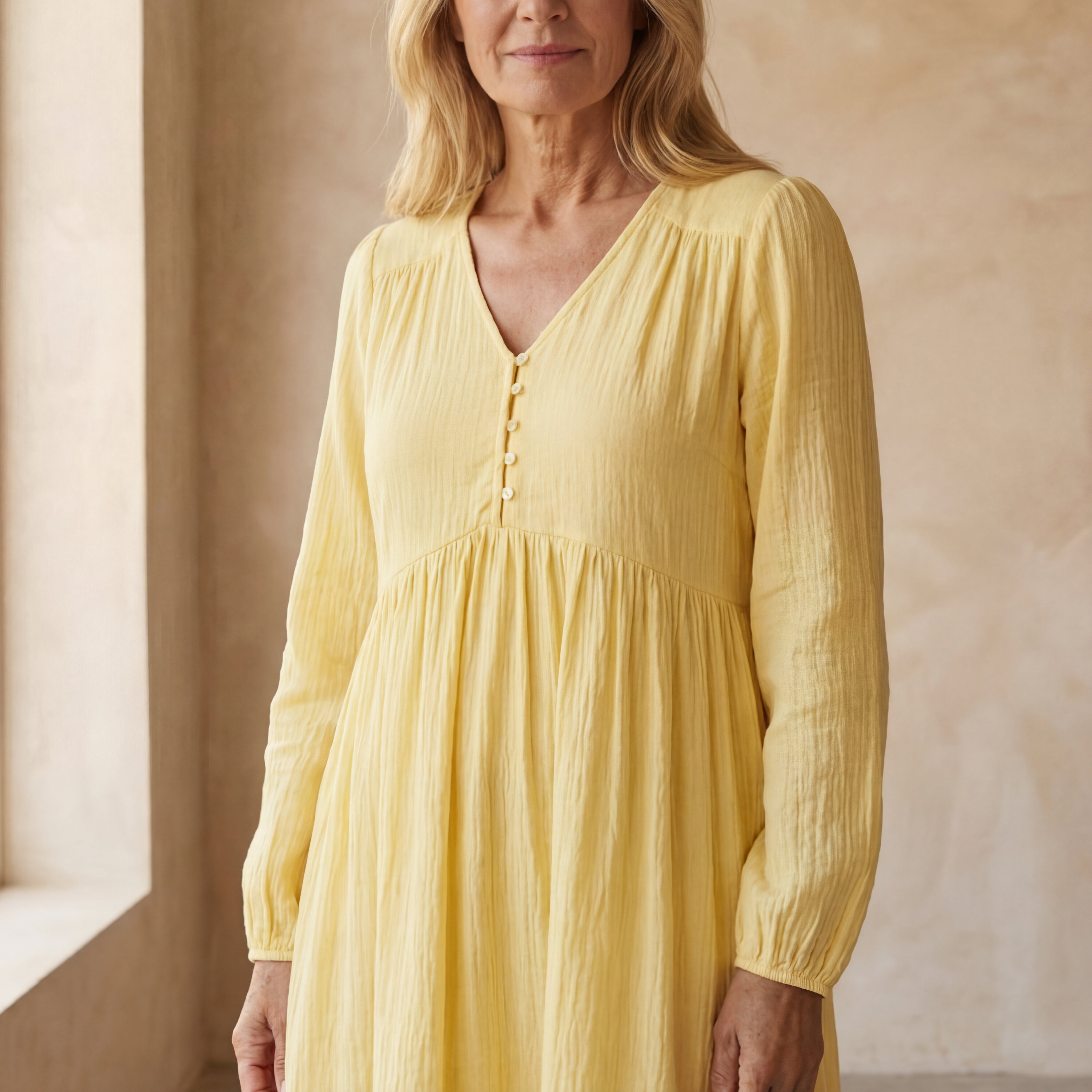 Sara - Comfortabele Katoenen Jurk