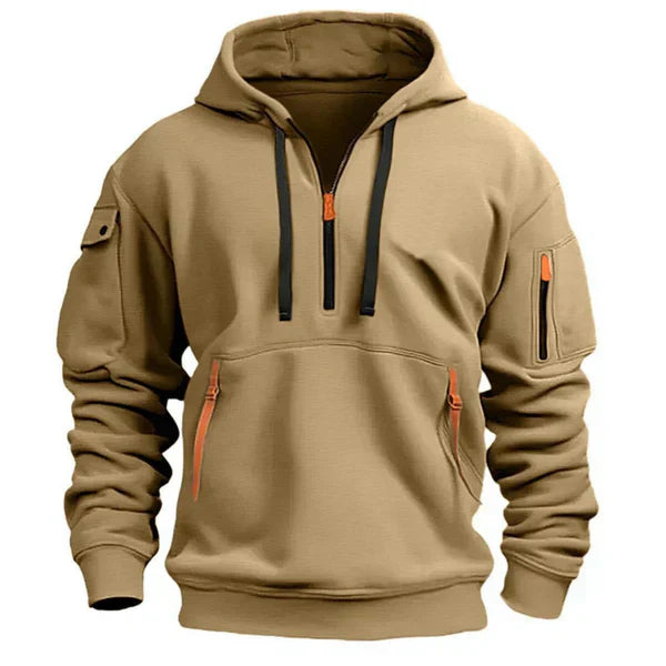 James - Warme & Comfortabele Hoodie (Beige)