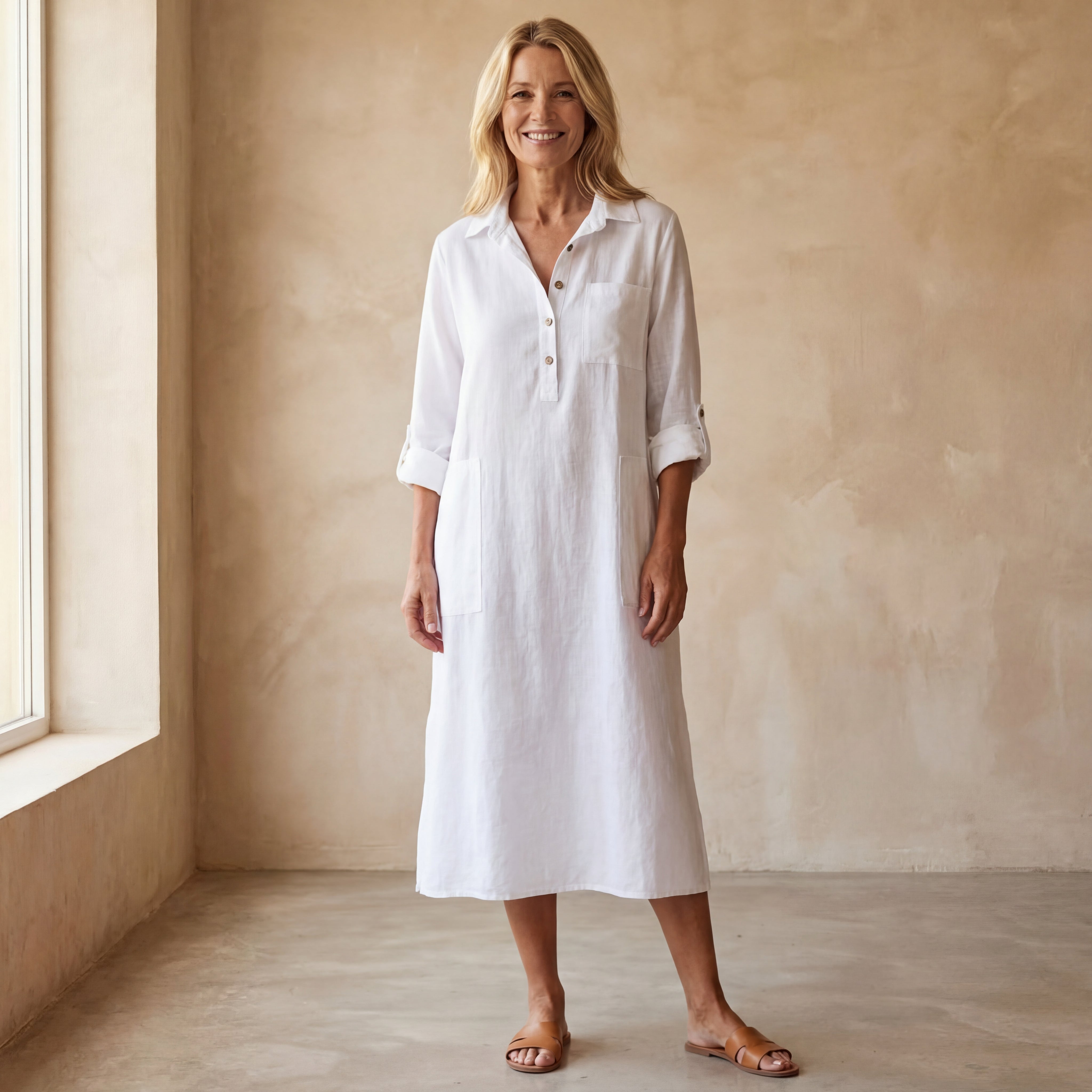 Sanne - Boho Katoenen Jurk