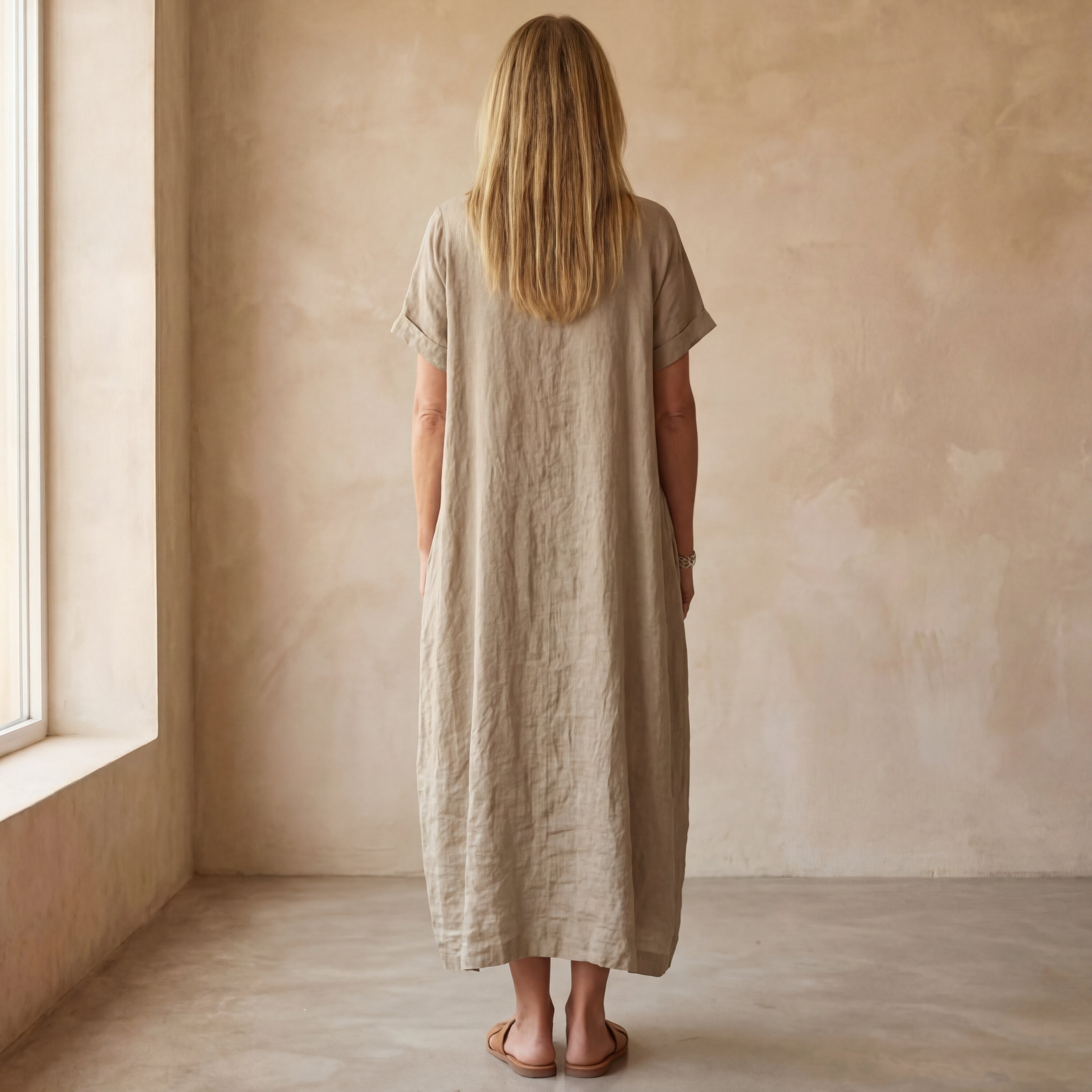 Anouk - Elegante Katoenen Jurk