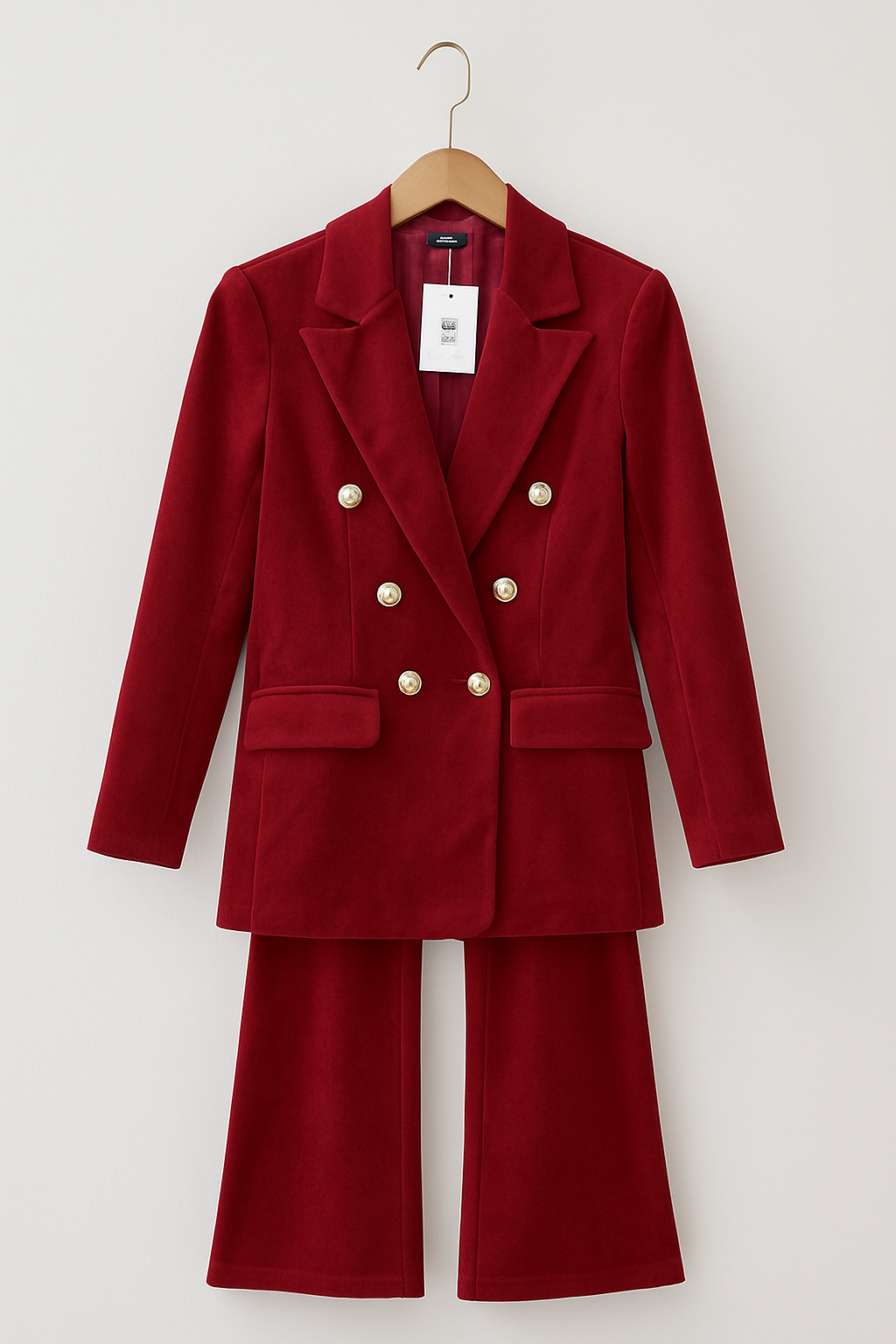 Ivy - Velvet Double Breasted Blazer Set