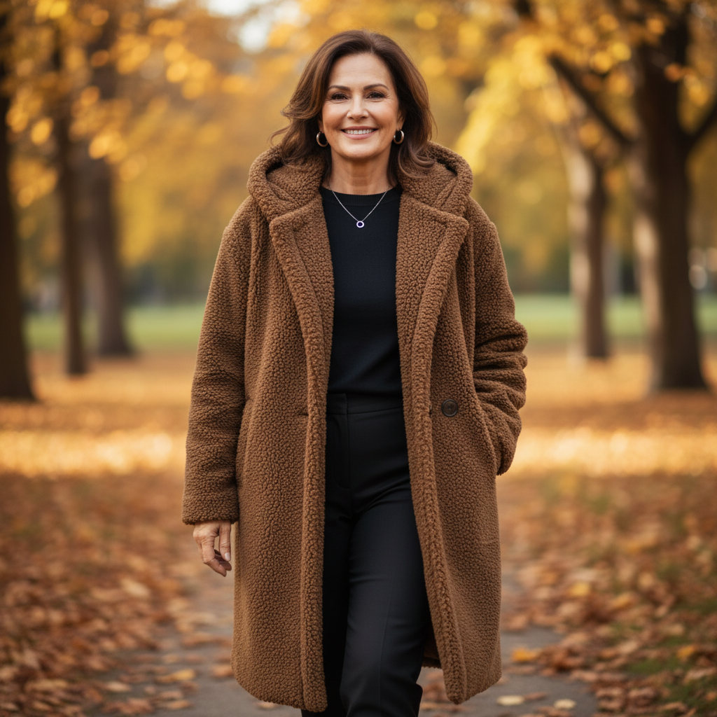 Ella - Warm Woolen Coat