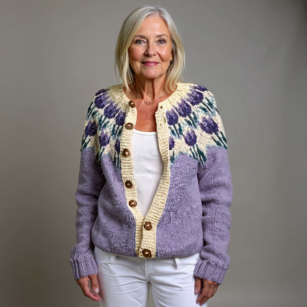 Lois & Tom's - Classic Icelandic Wool Vintage Cardigan