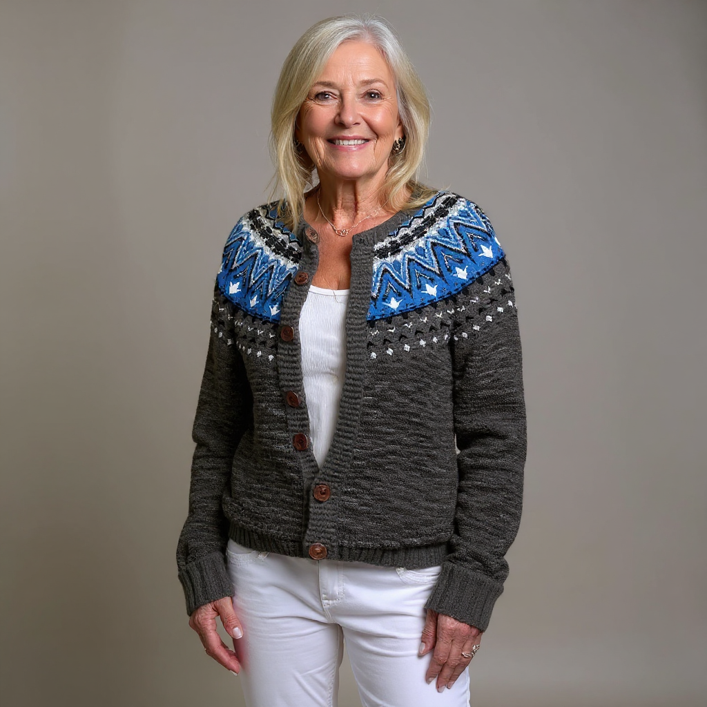 Lois & Tom's - Retro Icelandic Wool Cardigan