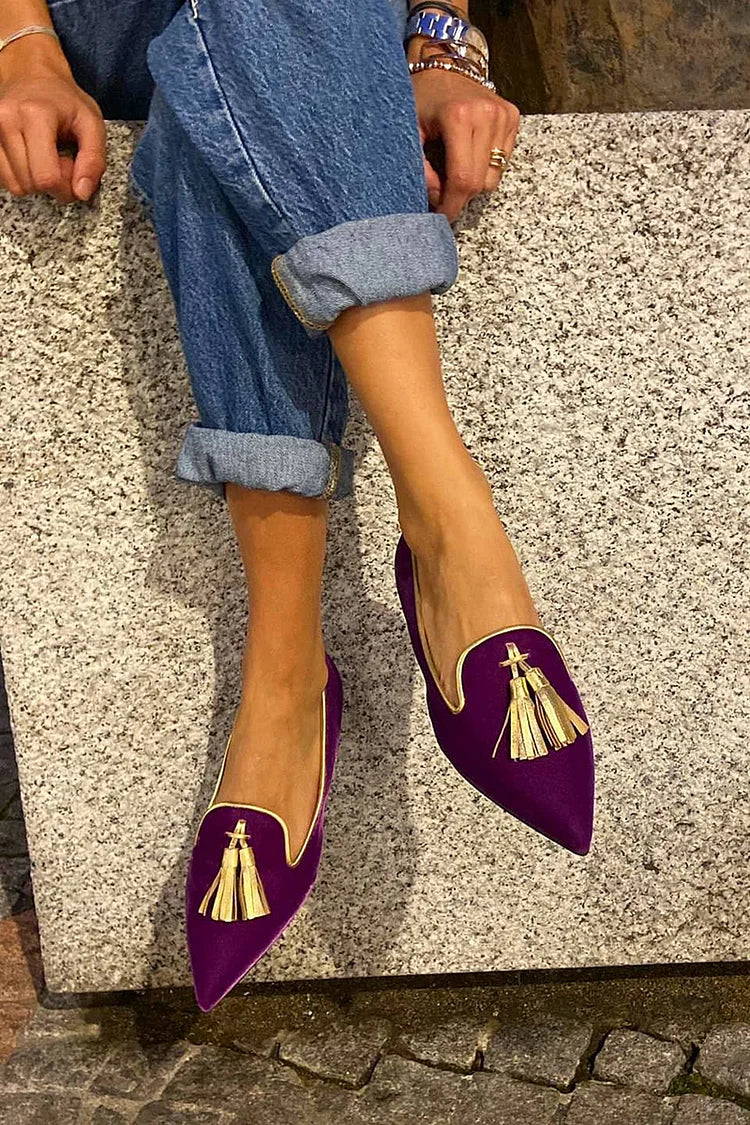 Loafer met Elegante Kwastjes
