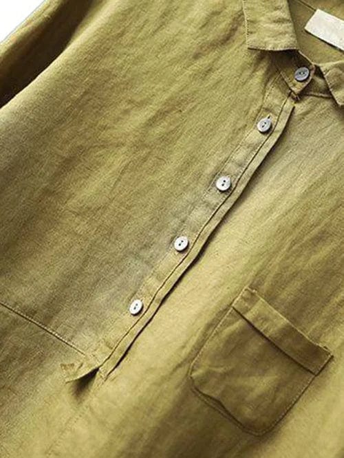 Elvie | Elegante Linnen Zomerblouse