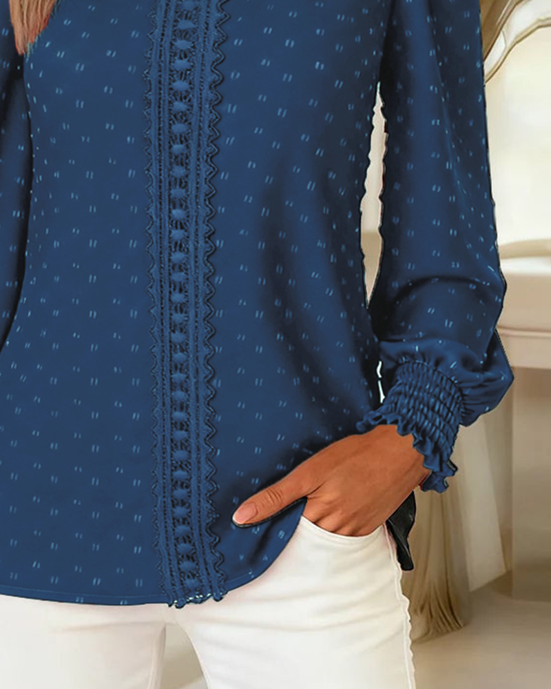 Femke - Elegante Top met Lange Mouwen