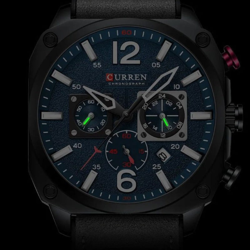 Zakelijk Horloge met Lerenband – Olsen & Olsen