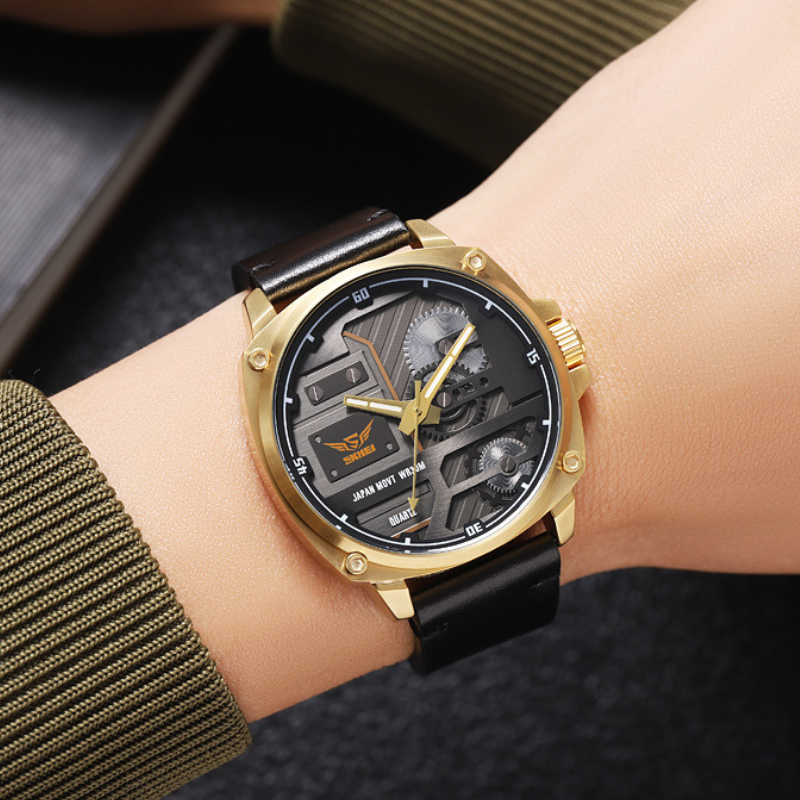 Herenhorloge van Leer Quartz™ – Olsen & Olsen