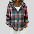 Lotte - Geruite Denim Blouse