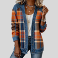 Evi - Geruite Patchwork Cardigan