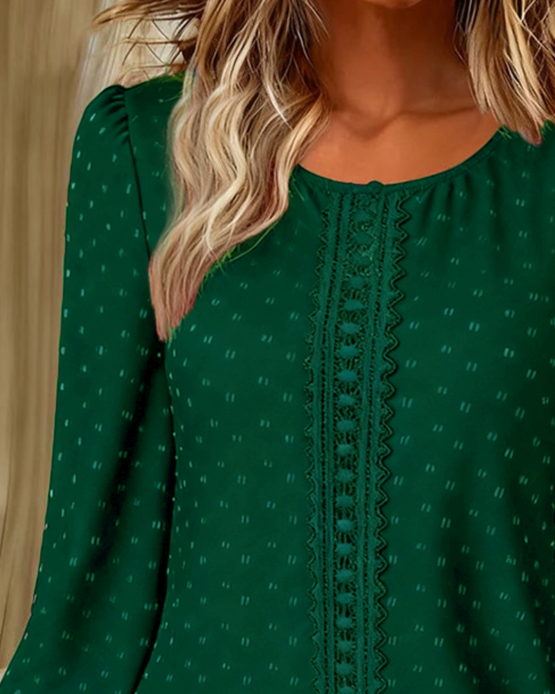 Femke - Elegante Top met Lange Mouwen