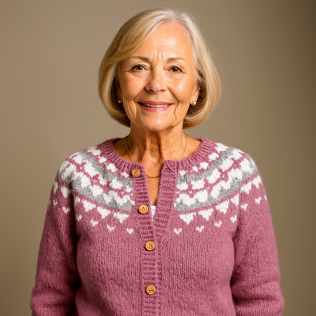 Lois & Tom's - Retro Icelandic Wool Cardigan