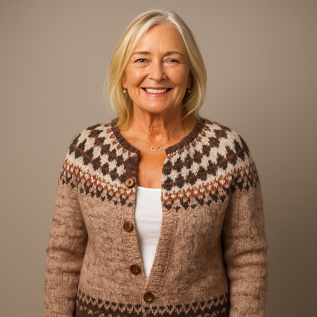 Lois & Tom's  - Retro Icelandic Wool Cardigan