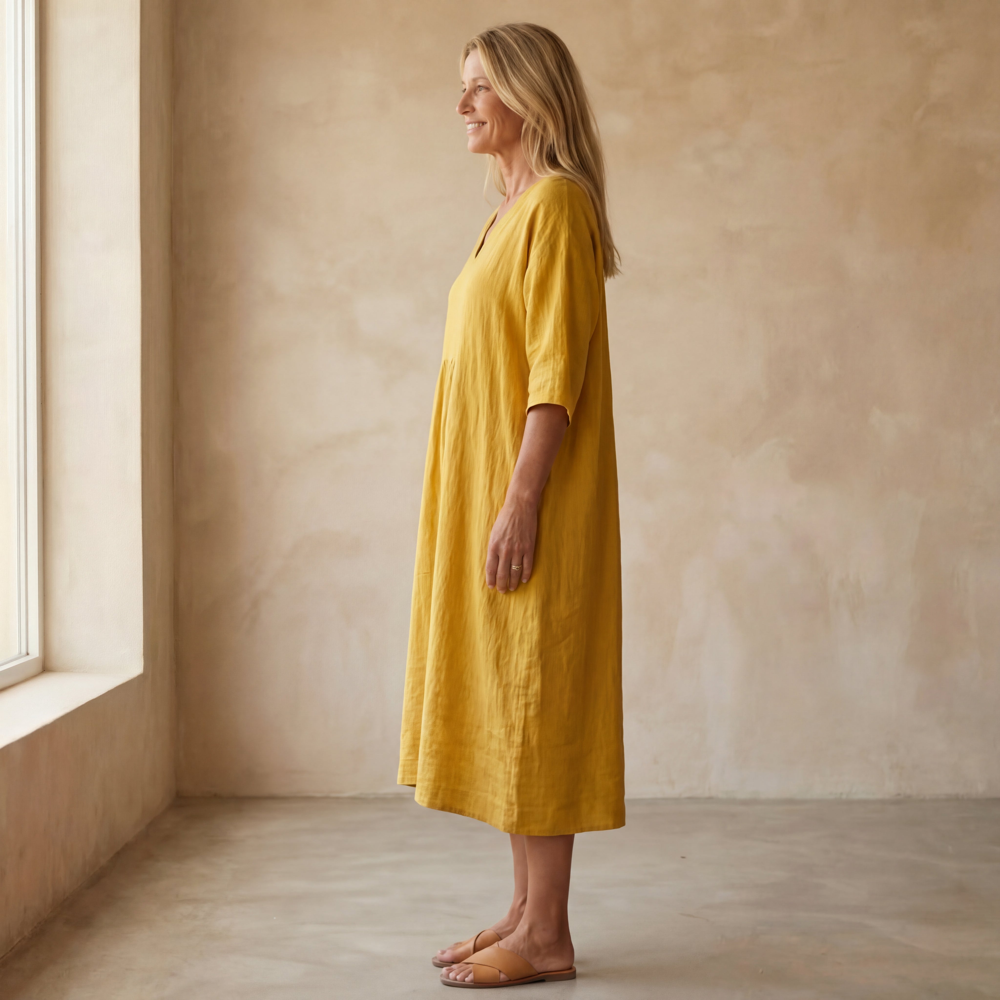 Alma - Elegante Katoenen Jurk