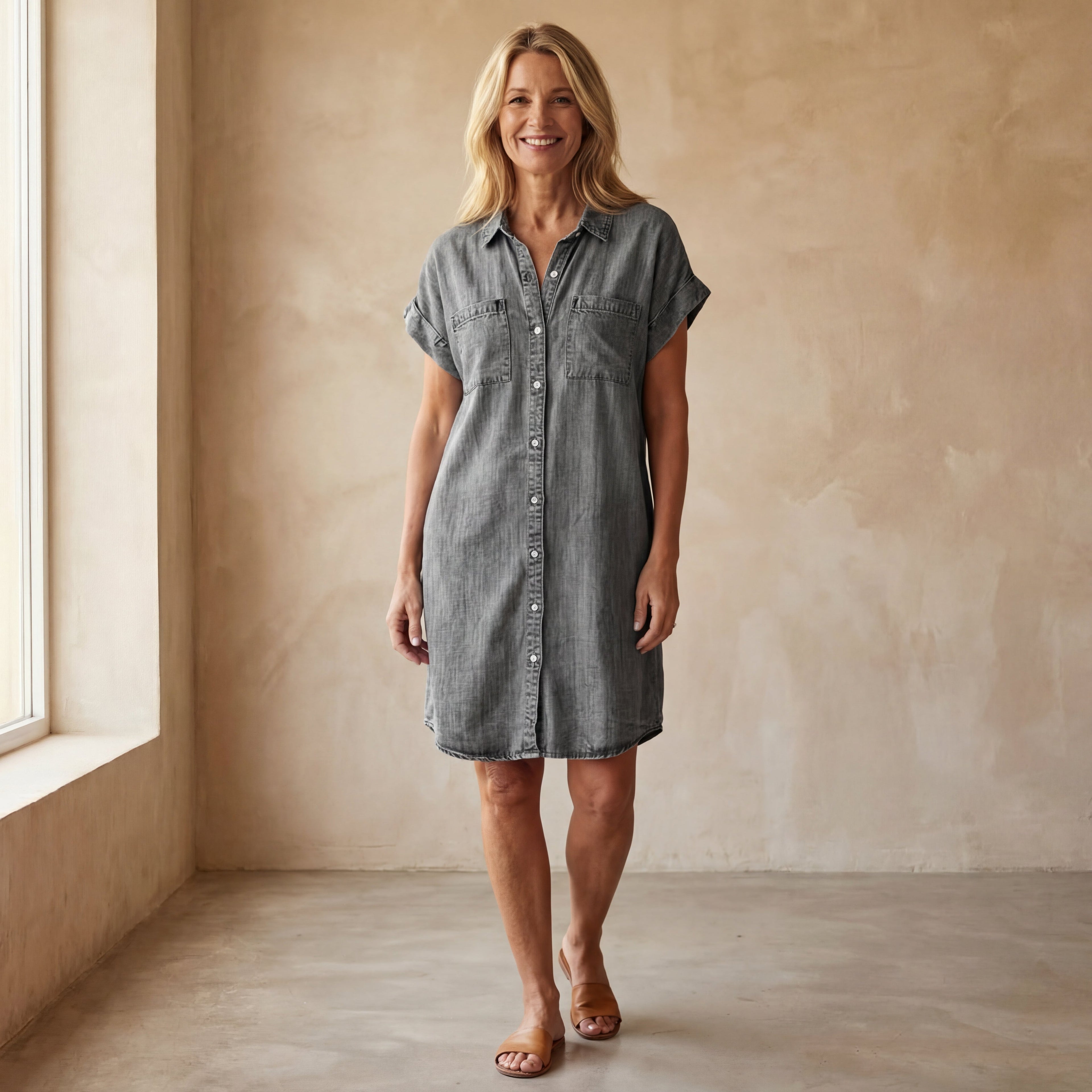 Elise - Denim Jurk