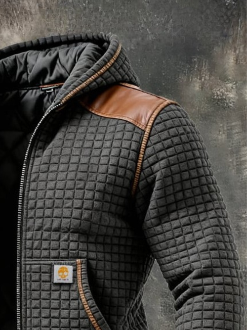 Alex - Elegant gewatteerd jack met kraag