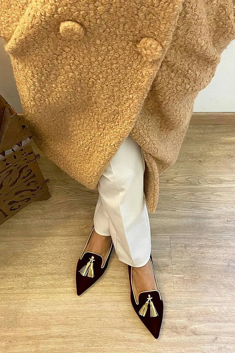 Loafer met Elegante Kwastjes