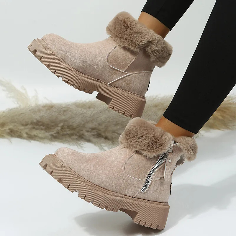 Christina - Faux Fur Winter Boots