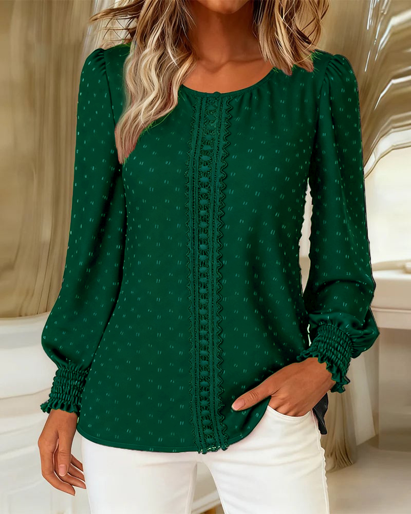 Femke - Elegante Top met Lange Mouwen