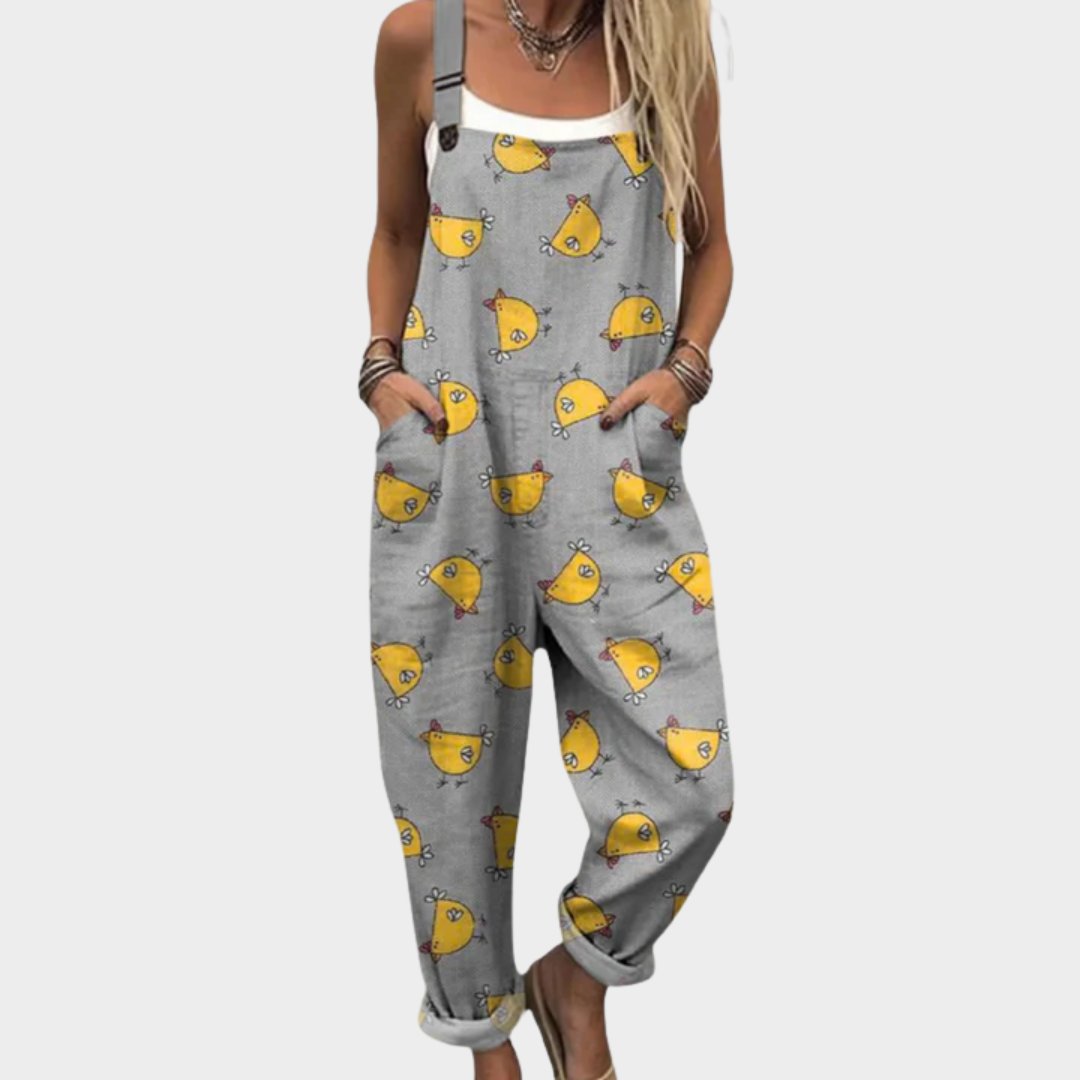Lotte – Comfortabele Overall met Print