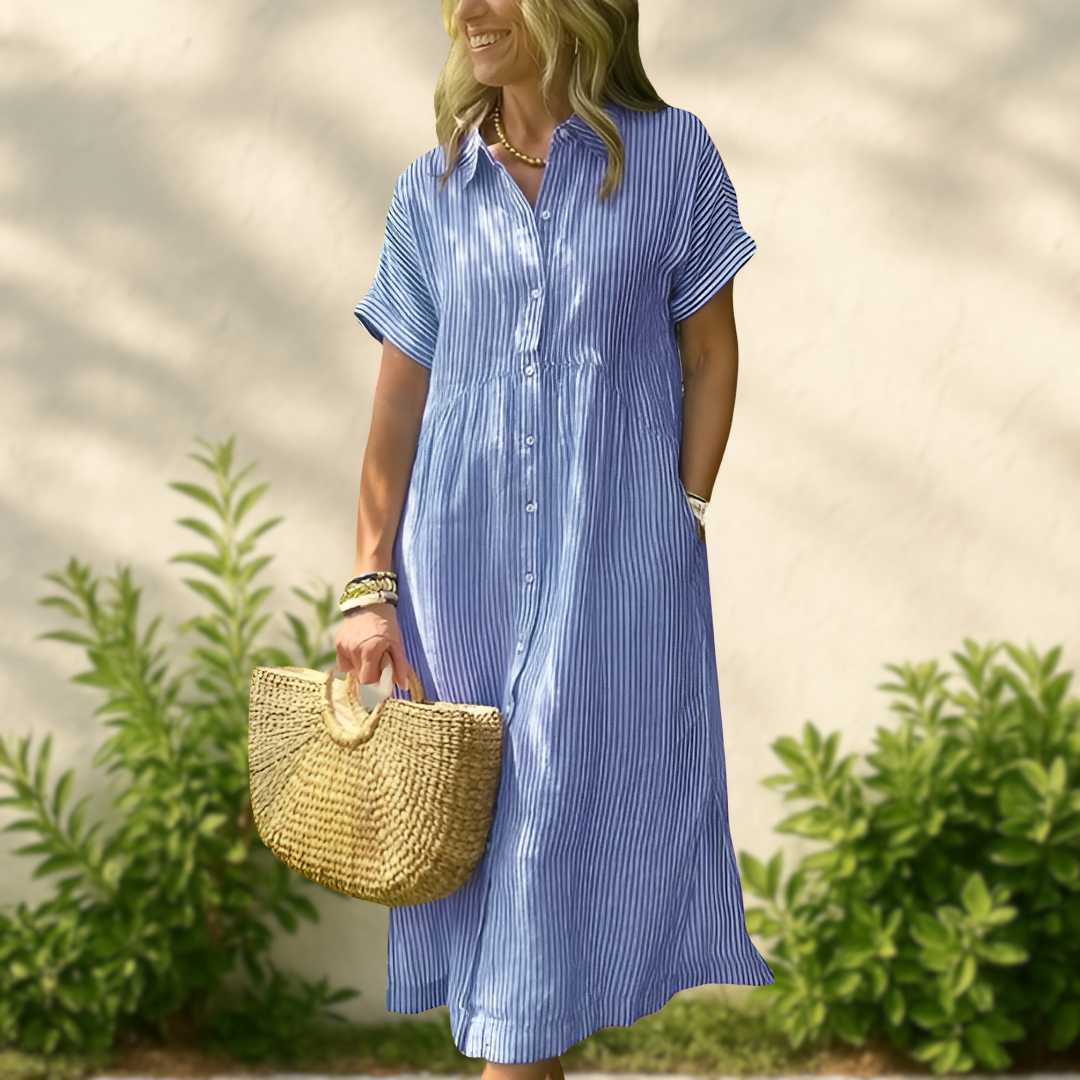 Laure – Striped Maxi Dress