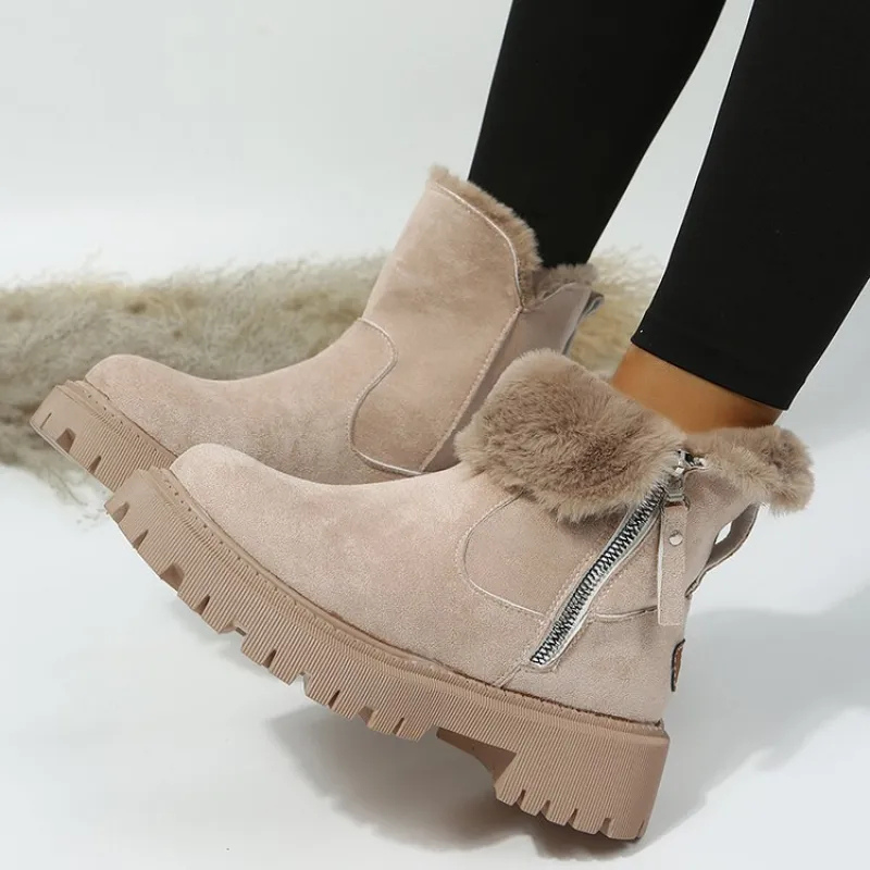 Christina - Faux Fur Winter Boots