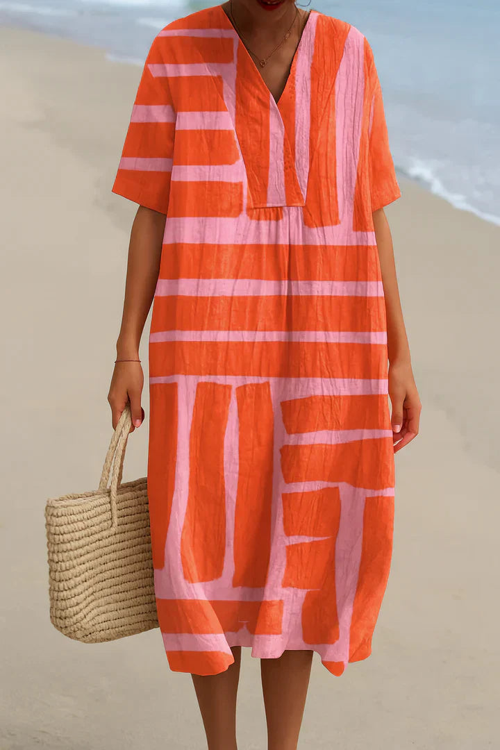 ELARA™ | KUNST-INSPIRERENDE JURK