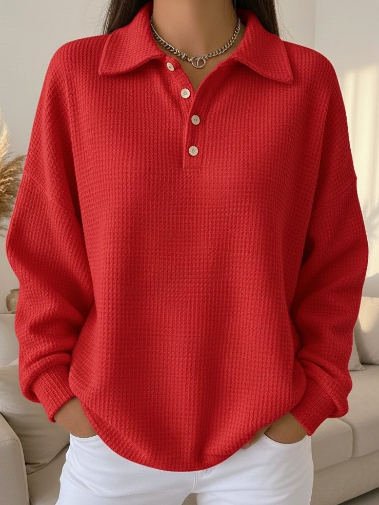Reagan - Elegant Polo Sweater