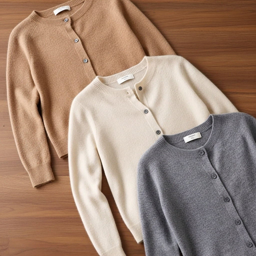 Lois & Tom's - (3-Pack) Elegant Cashmere Cardigan