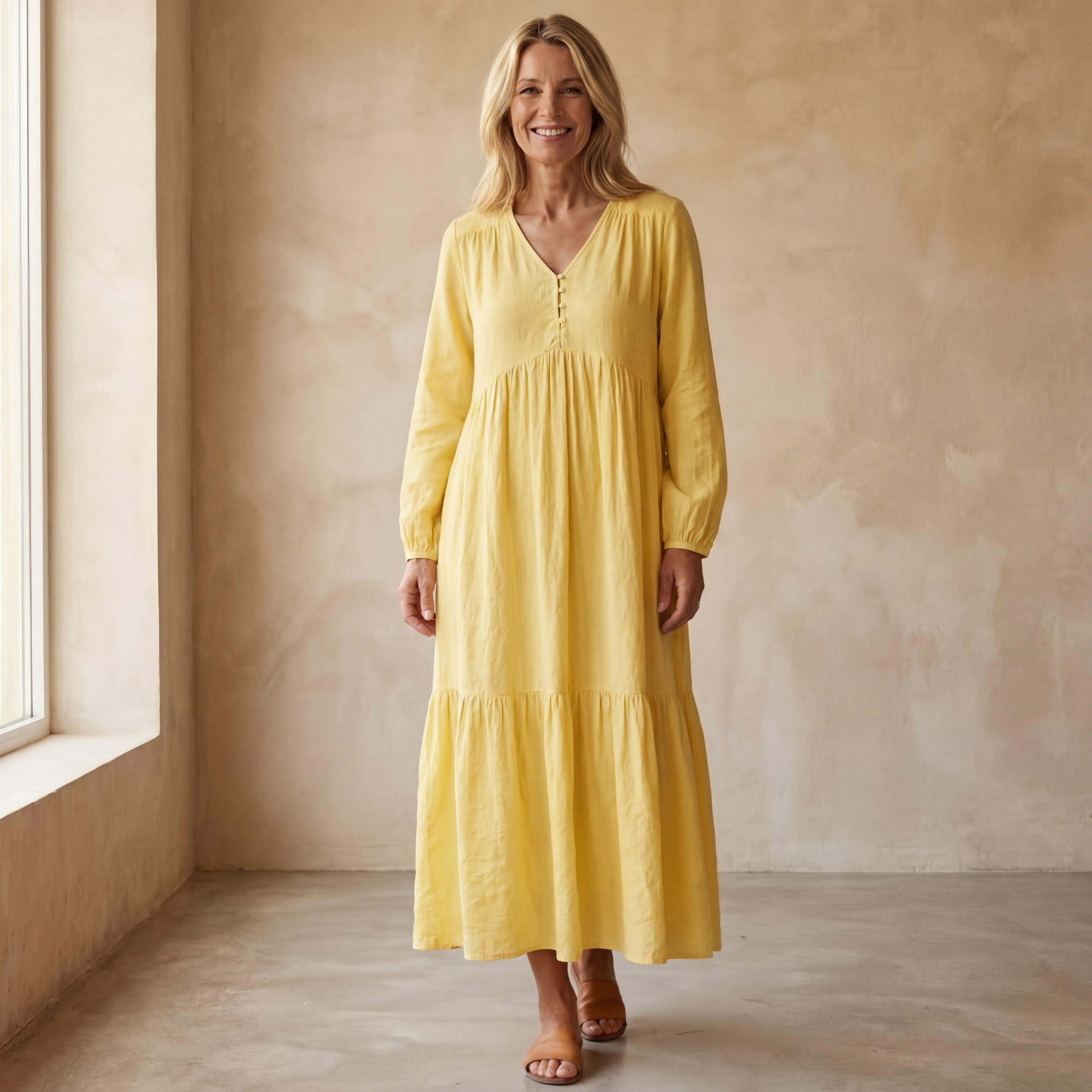 Sara - Comfortabele Katoenen Jurk