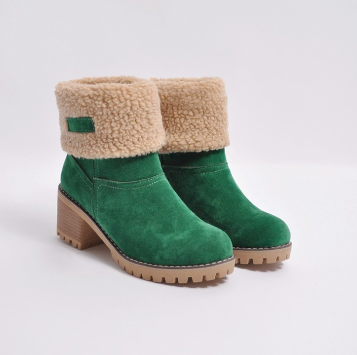 Aria - Plush-Lined Anti-Slip Boots