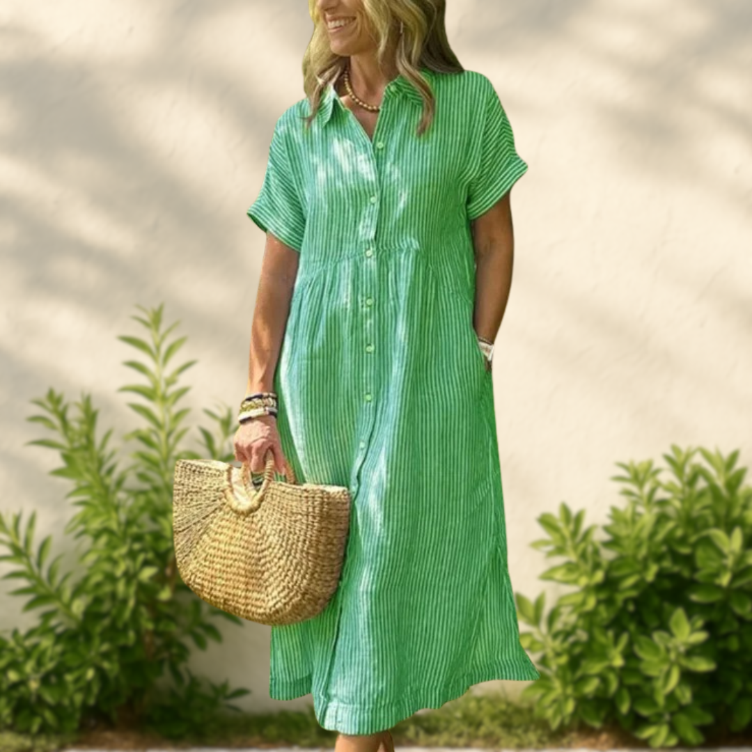 Laure – Striped Maxi Dress