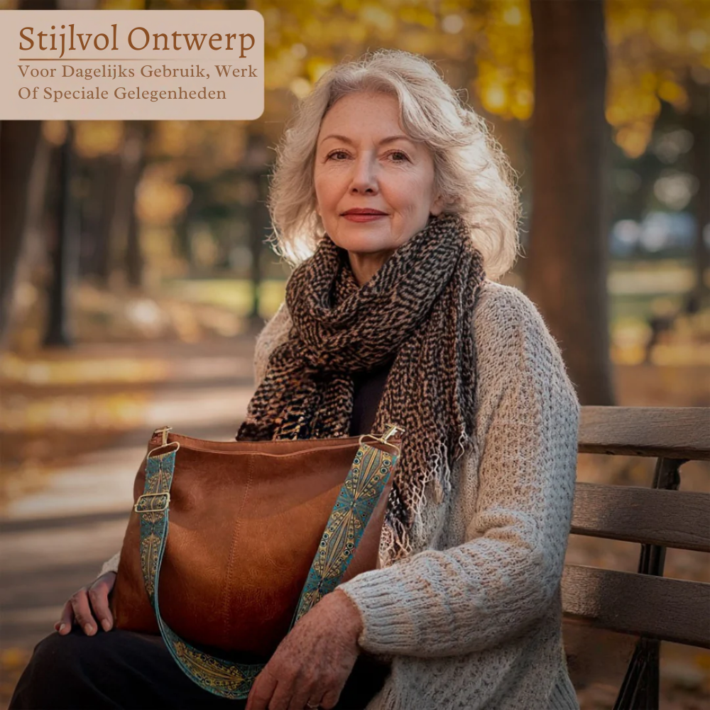 Chelsey | Elegante Leren Schoudertas