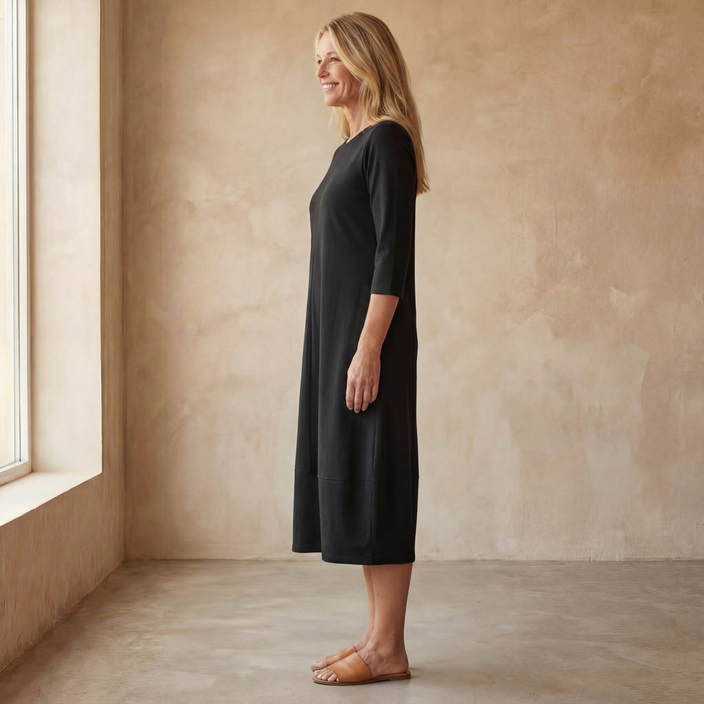 Lotte - Elegante Midi Jurk