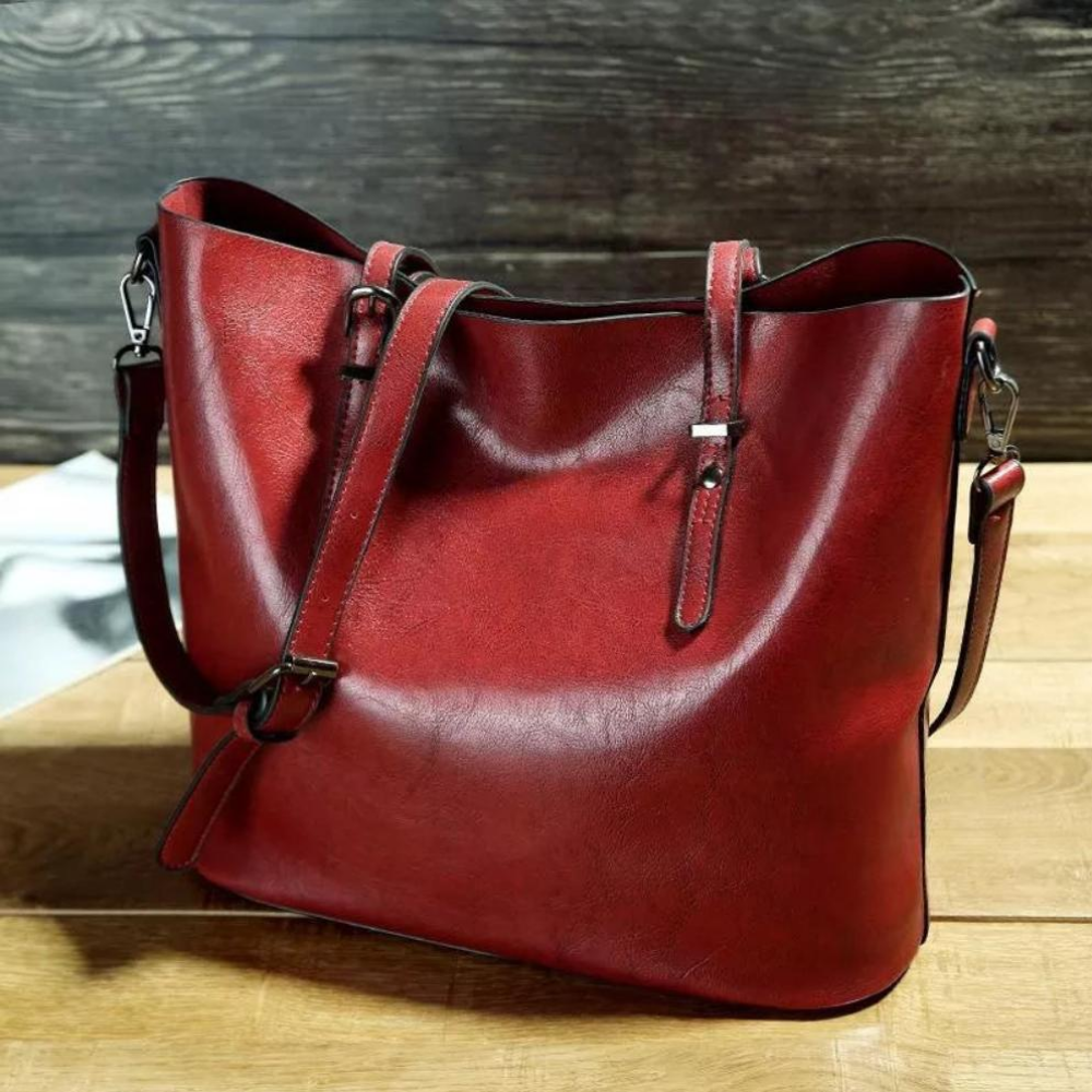 Nicole | Vintage Leren Schoudertas
