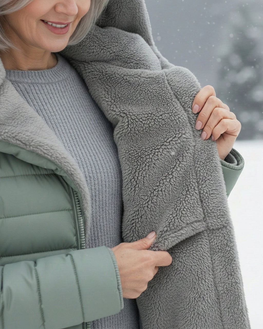 Clair | Gevoerde Pufferjas met Fleece