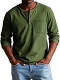 Finn - Vintage Casual Shirt (Legergroen)