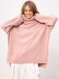 Oversized Trui met Split
